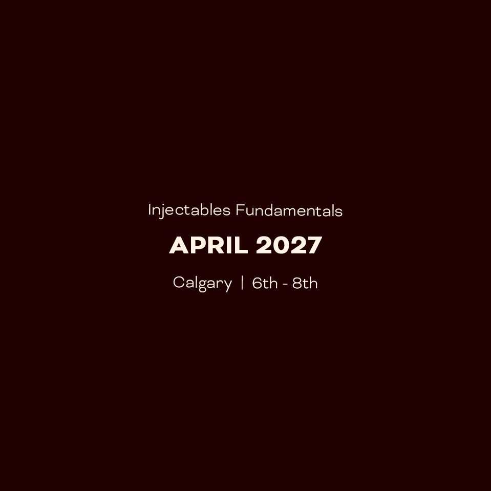 Injectables Fundamentals April 6th - 8th 2027
