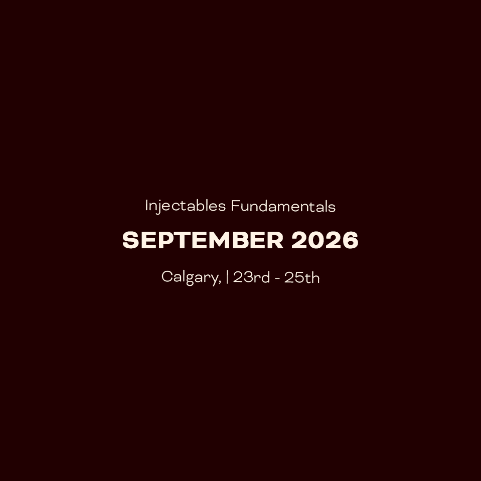 Injectables Fundamentals September 23rd - 25th